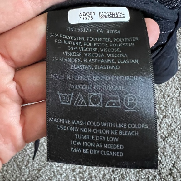 Anthropologie The Essential Jumpsuit Size 0 Pinstriped Adjustable Straps V Neck - Picture 7 of 7